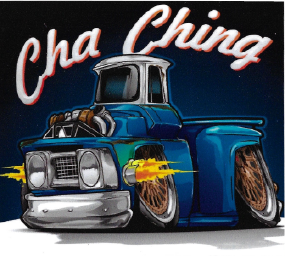 Cha-Ching Vinyl Sticker